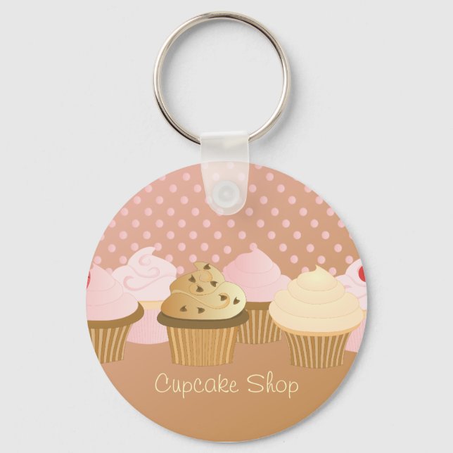Designer Cupcakes Key Ring (Front)