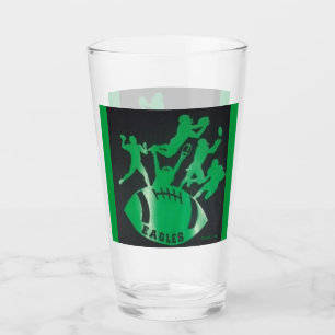DESIGNER EAGLES GLASS CUP