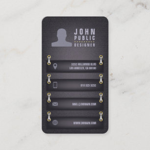 Designer Fabric Style Business Card