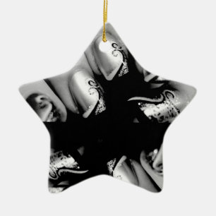 Designer Fingernails Ceramic Tree Decoration