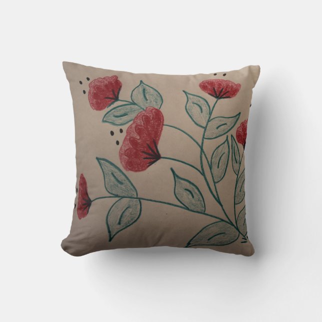 Designer Floral Cusion Cushion (Front)
