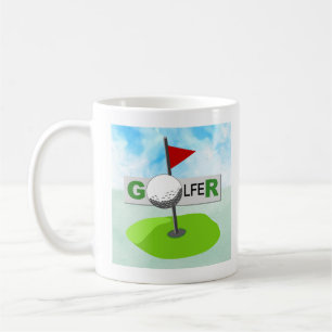 Designer Golfer Mug