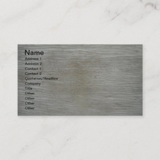 Designer Grey Barn Wood Grain Business Cards