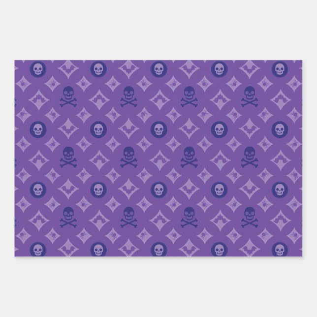 Designer Halloween! Inspired by Louis. Wrapping Paper Sheet (Front)