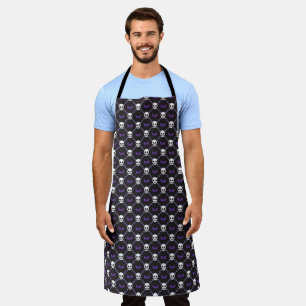 Designer Halloween! The Fashion OG Skull Print Apron