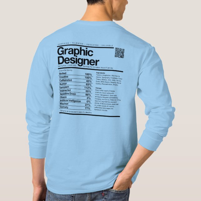 Designer Label T-Shirt (Back)
