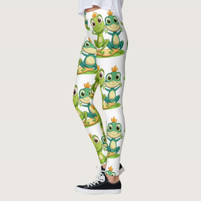 Designer Leggings with a failed pattern (Left)
