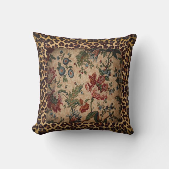 Designer Leopard Pillow (Front)
