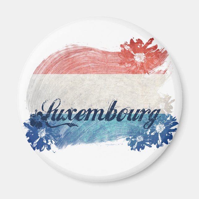 Designer Luxembourg Magnet (Front)