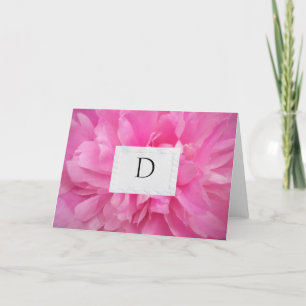 DESIGNER MONAGRAMMED WEDDING THANK YOU NOTES