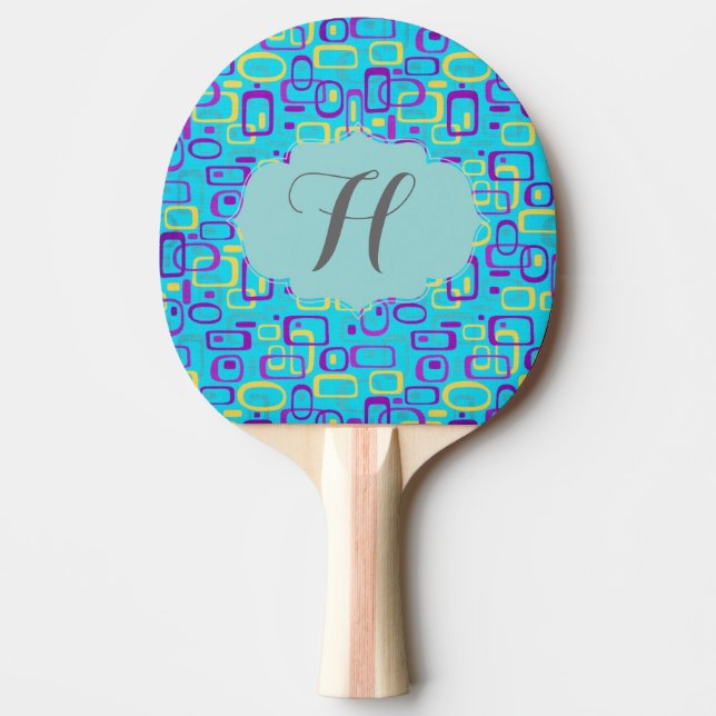 Designer Monogram Ping Pong Paddle (Front)