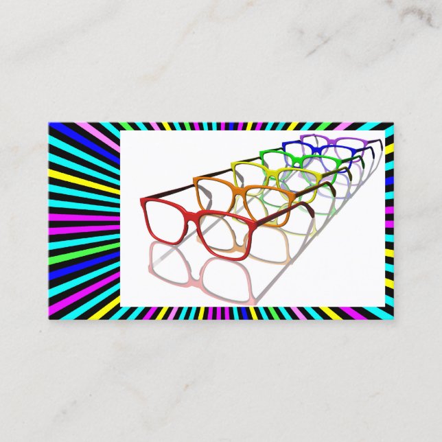Designer Optical Business Card (Front)
