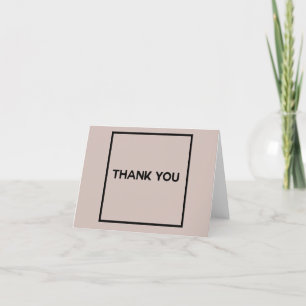 Designer Perfume Bottle Label Thank You Card