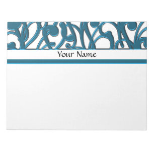 Designer Personalised Notepad Template