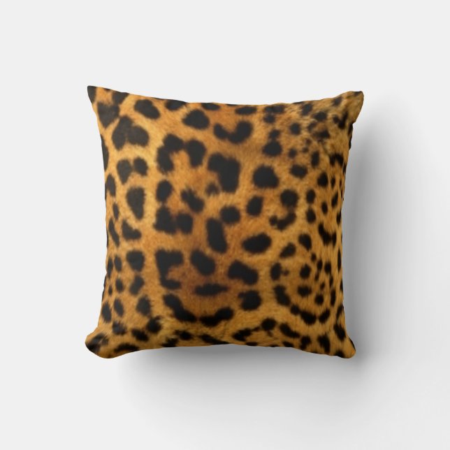 DESIGNER PILLOWS BY SERENITY - FAUX LEOPARD PRINT (Front)