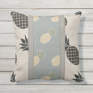 Designer Pineapple Outdoor Pillow