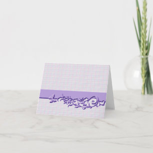 Designer Purple Note Cards