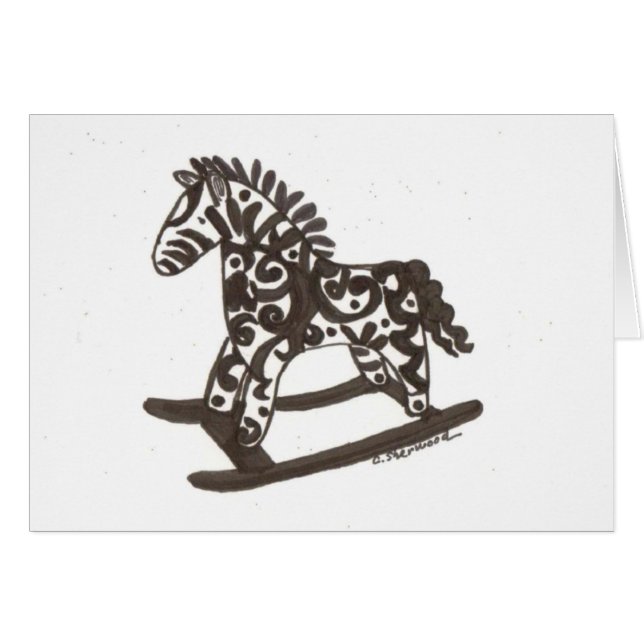 Designer rocking horse (Front Horizontal)