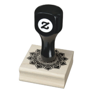 Designer rubber stamp