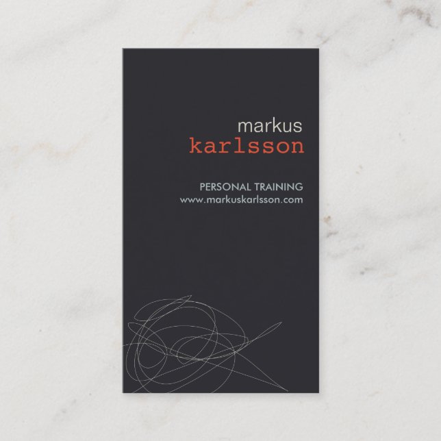 DESIGNER SCRIBBLE No. 2 Business Card (Front)