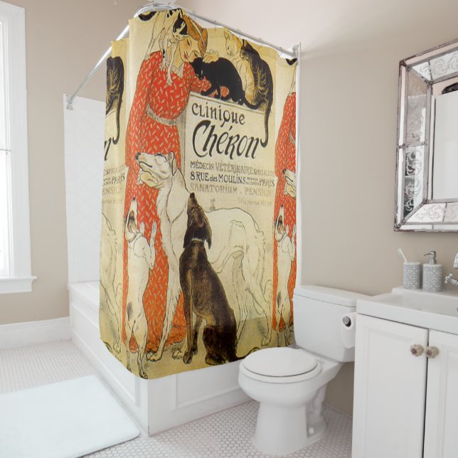 Designer Shower Curtains - Veterinarian Bath Gifts (In Situ)