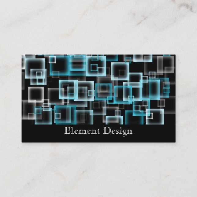Designer Squares Business Card (Front)