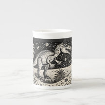 Designer T-Rex Dinasaur mug for Historians
