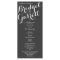 Designer Text Wedding Program