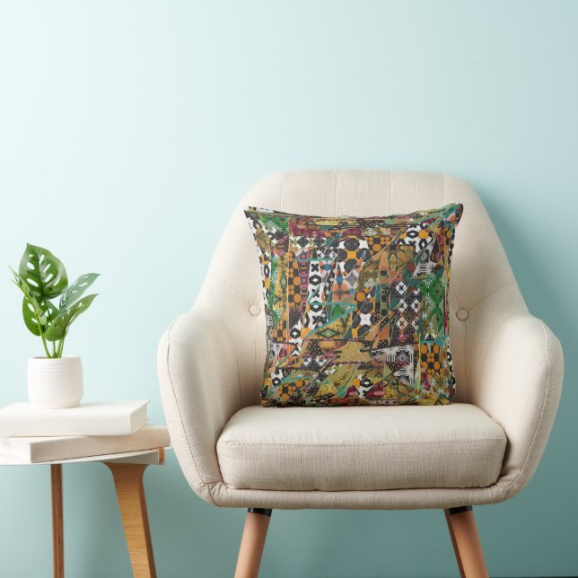 Designer Throw Pillow (Chair)