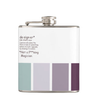 Designer Vinyl Wrapped Flask