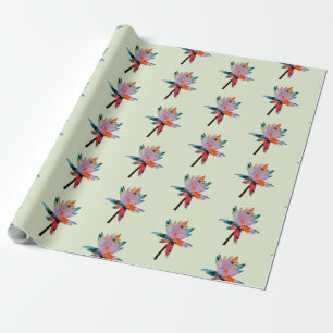 Designer Water Lily Wrapping Paper