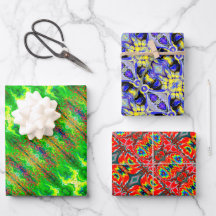 Designer wrapping paper