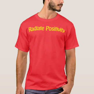 DESIGNRadiate Positivity 80s friends T-Shirt