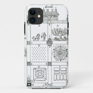 Designs for a sectioned garden, from 'The New Orch iPhone 11 Case