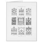 Designs for cast-iron gates, from 'Macfarlane's Ca