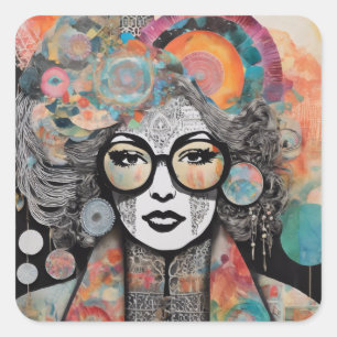 Designs of a Daydreamer Square Sticker