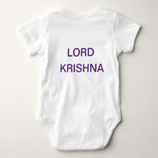desin is lord krishna  baby bodysuit
