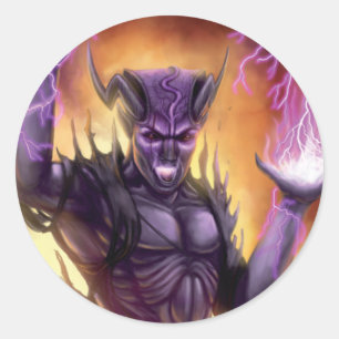 Désir de Vengeance - Autocollant Classic Round Sticker