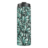Desirable Fleur Pattern in Minty Green