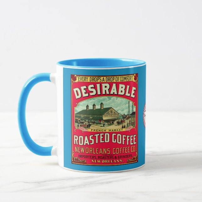 Desirable French Market Roasted Coffee Mug (Left)