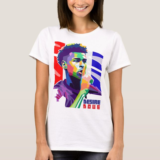 Desire Doue WPAP Portrait  T-Shirt (Front)