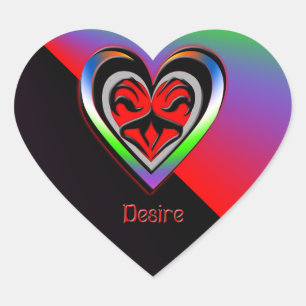 Desire Heart Sticker