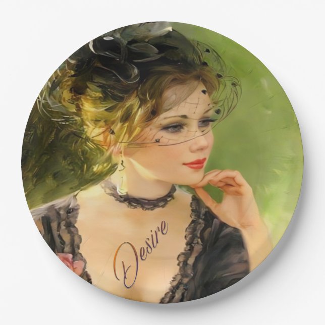 Desire Paper Plate (Front)