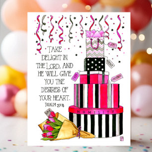 Desires of Your Heart Inspirational Postcard