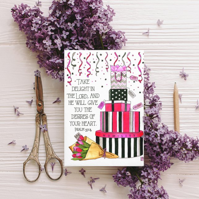 Desires of Your Heart Personalized Birthday Card (Creator Uploaded)