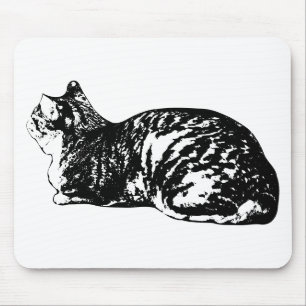 Desk Buddy: Loafed Tabby Mouse Pad