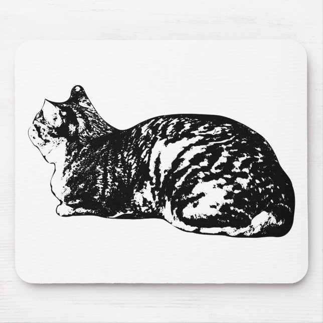 Desk Buddy: Loafed Tabby Mouse Pad (Front)