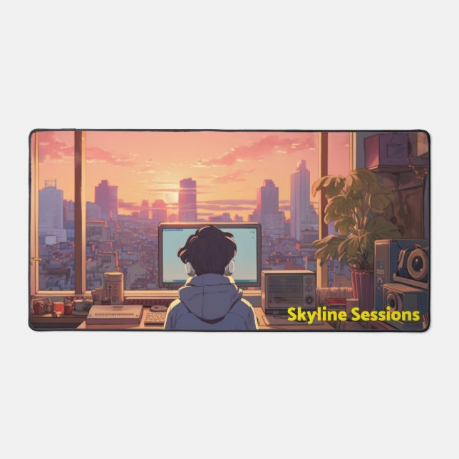 Desk by the window mat (Front)
