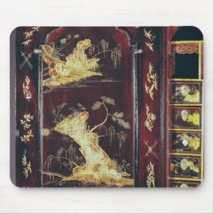 Desk decorated with Chinese lacquer Mouse Pad
