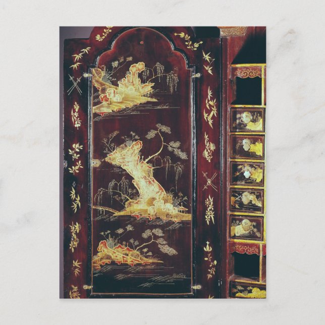 Desk decorated with Chinese lacquer Postcard (Front)